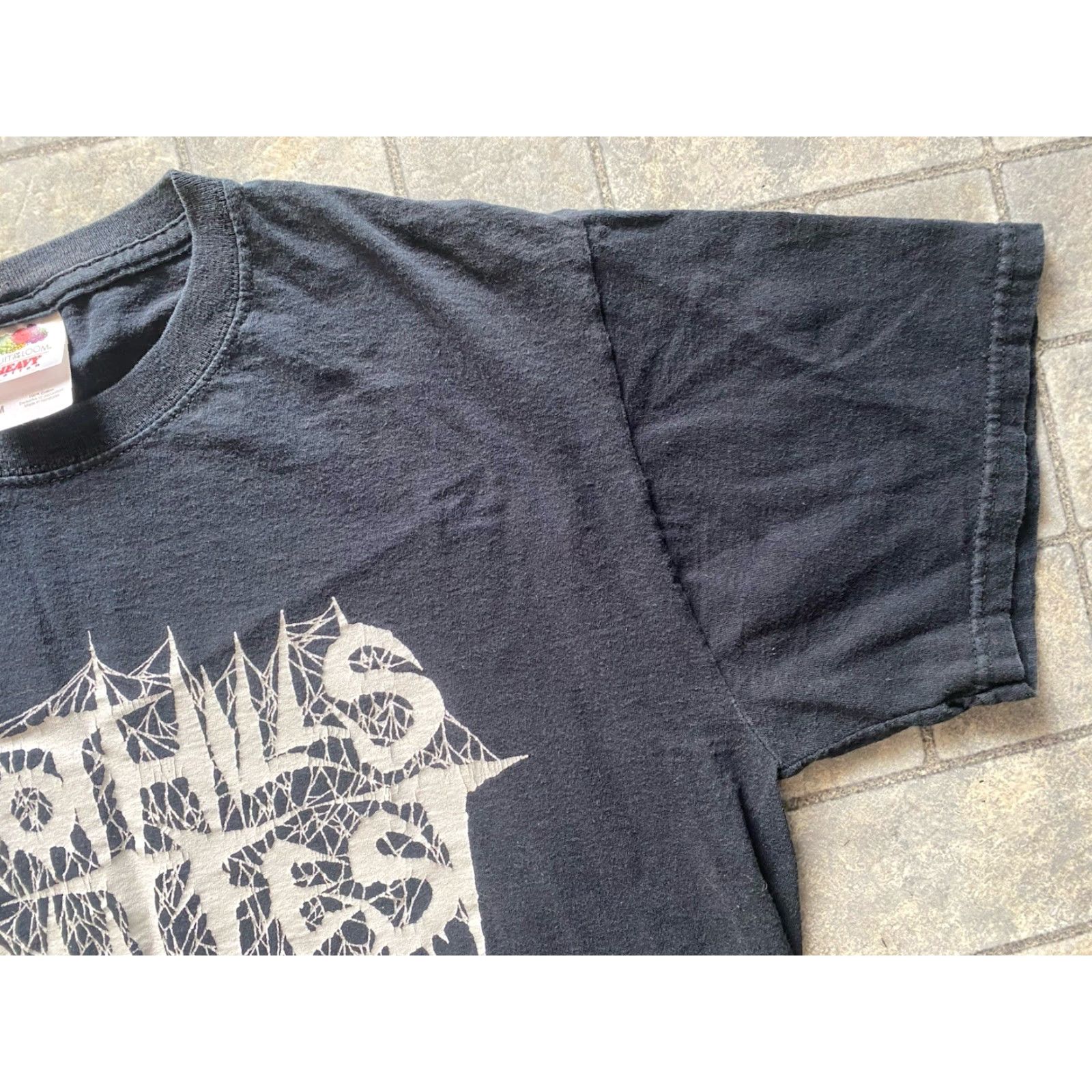Fruit Of The Loom Foothills Gutfest Band Tour Graphic T Shirt Men's M Black 2010-2019 Music Rock Size US M / EU 48-50 / 2 - 4 Thumbnail