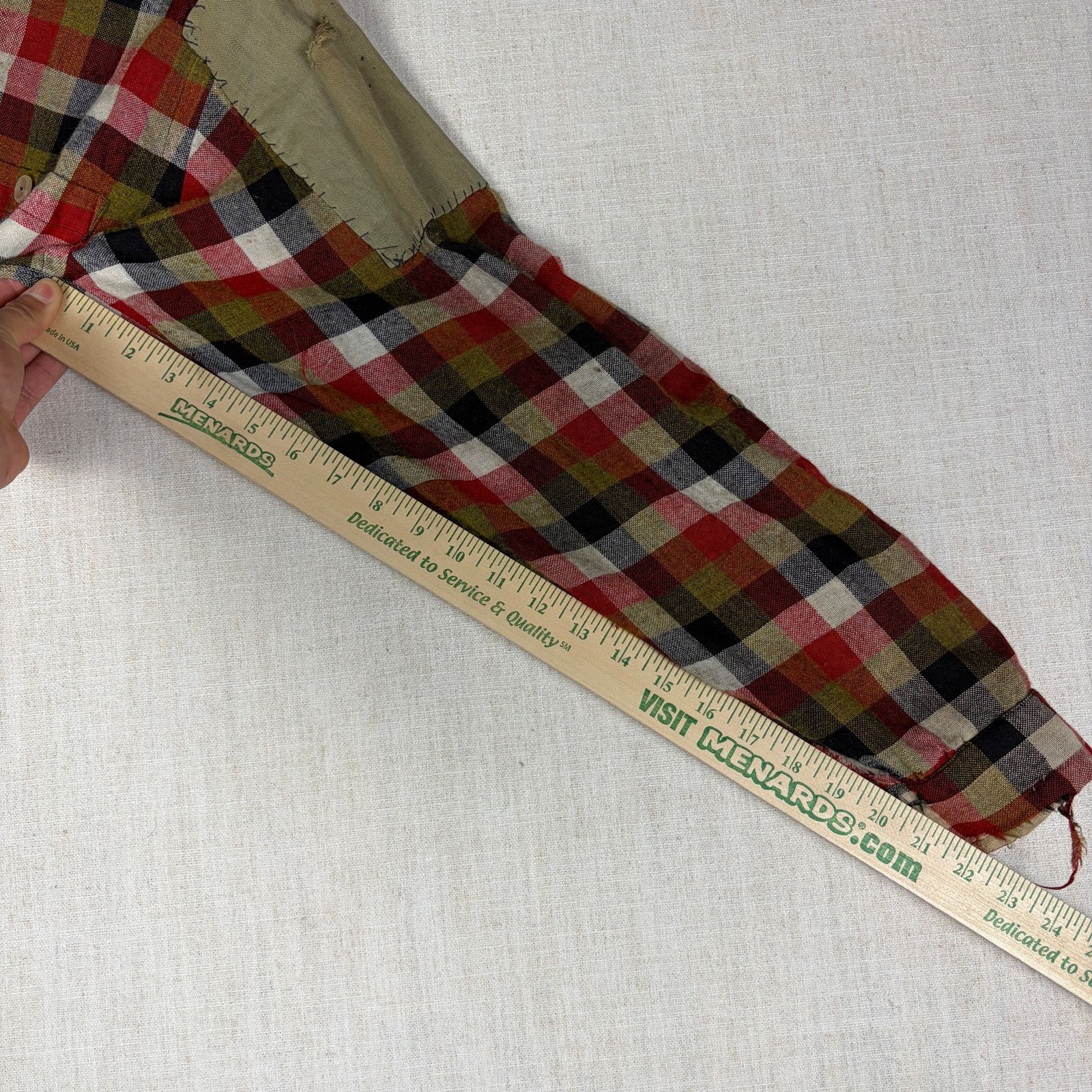 Vintage True Vintage Loop Collar 1930s/ 40s Thrashed Medium Flannel Size US M / EU 48-50 / 2 - 11 Thumbnail