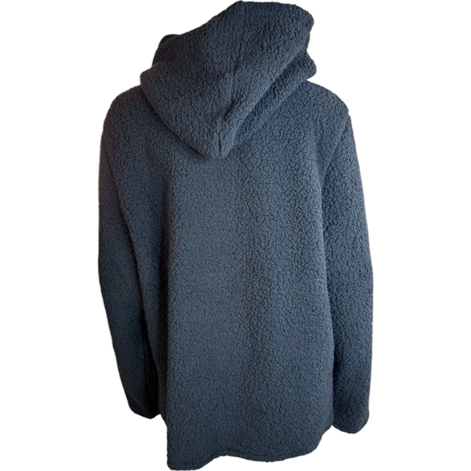 Other Cuddl Duds Men's Cloud Fleece Quarter Zip Hoodie Black Large Size US L / EU 52-54 / 3 - 9 Thumbnail