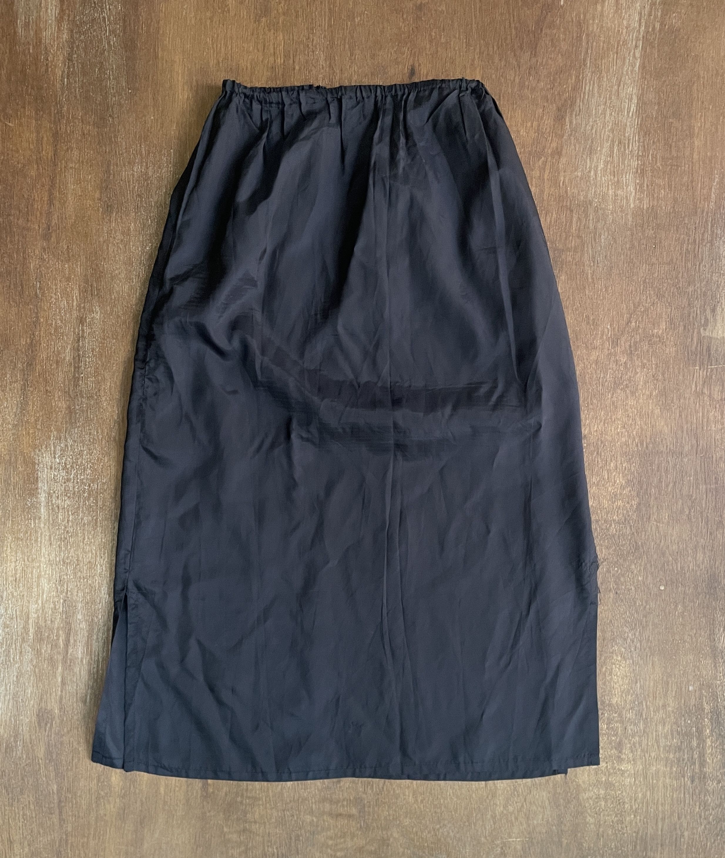 Y's Y's Yohji Yamamoto Cupro Classic Black Skirt Size 30" / US 8 / IT 44 - 1 Thumbnail