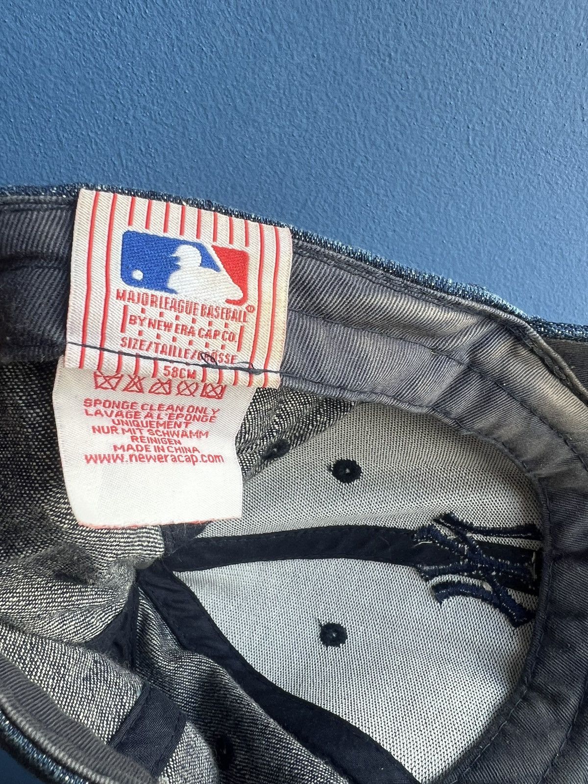 New York Yankees Vintage NY Yankees Denim Cap Size ONE SIZE - 3 Thumbnail