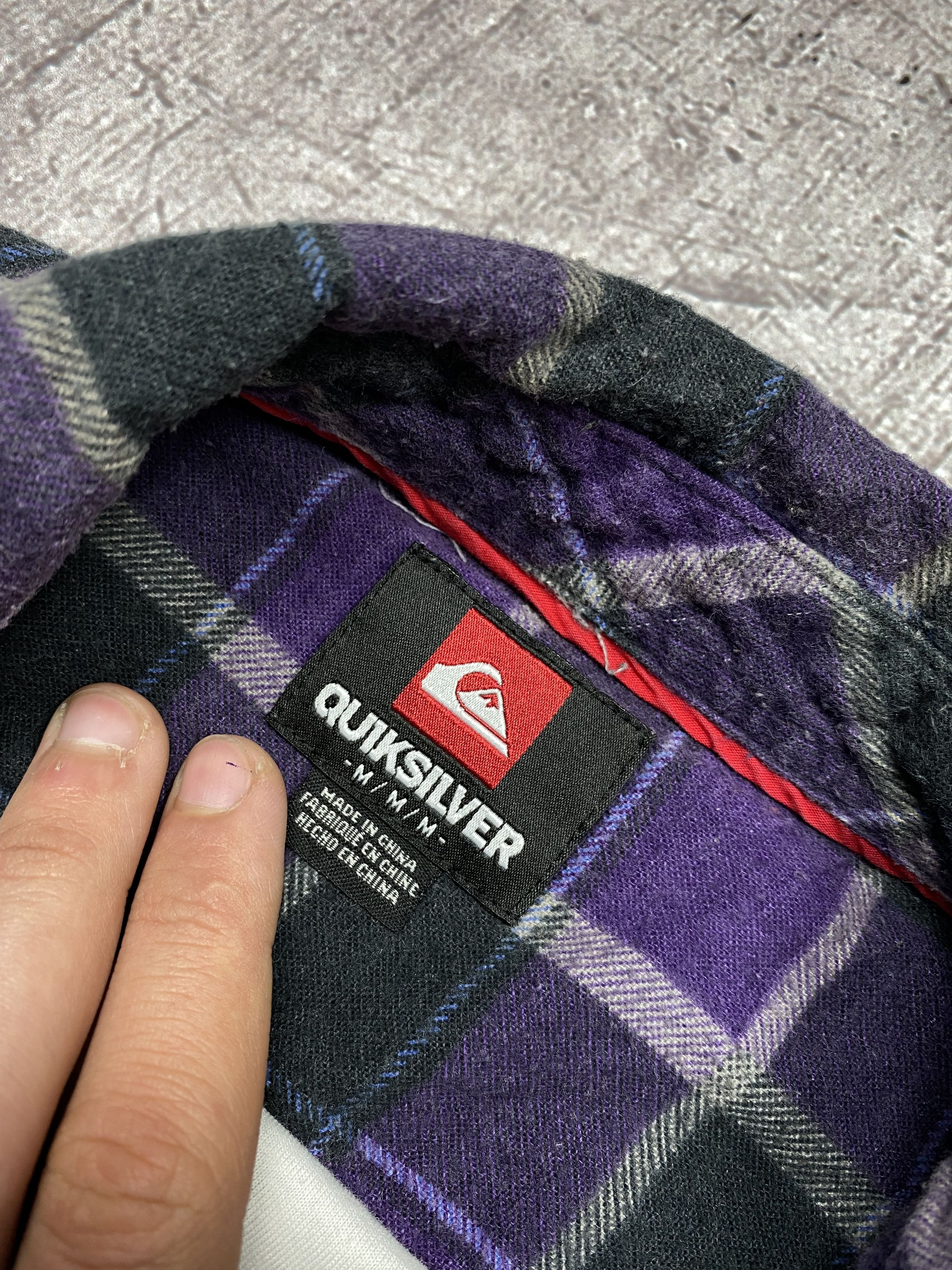 Flannel × Quiksilver × Vintage Quiksilver Vintage Flannel Plaid Shirt Size US M / EU 48-50 / 2 - 4 Thumbnail