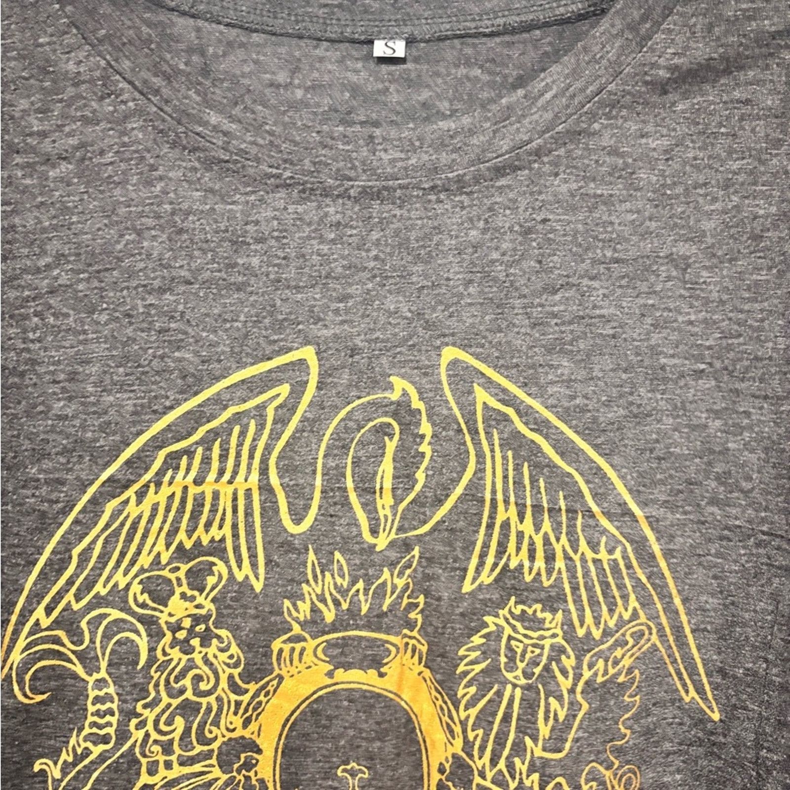 Other Queen Charcoal Tee with Golden Design Size US S / EU 44-46 / 1 - 2 Thumbnail