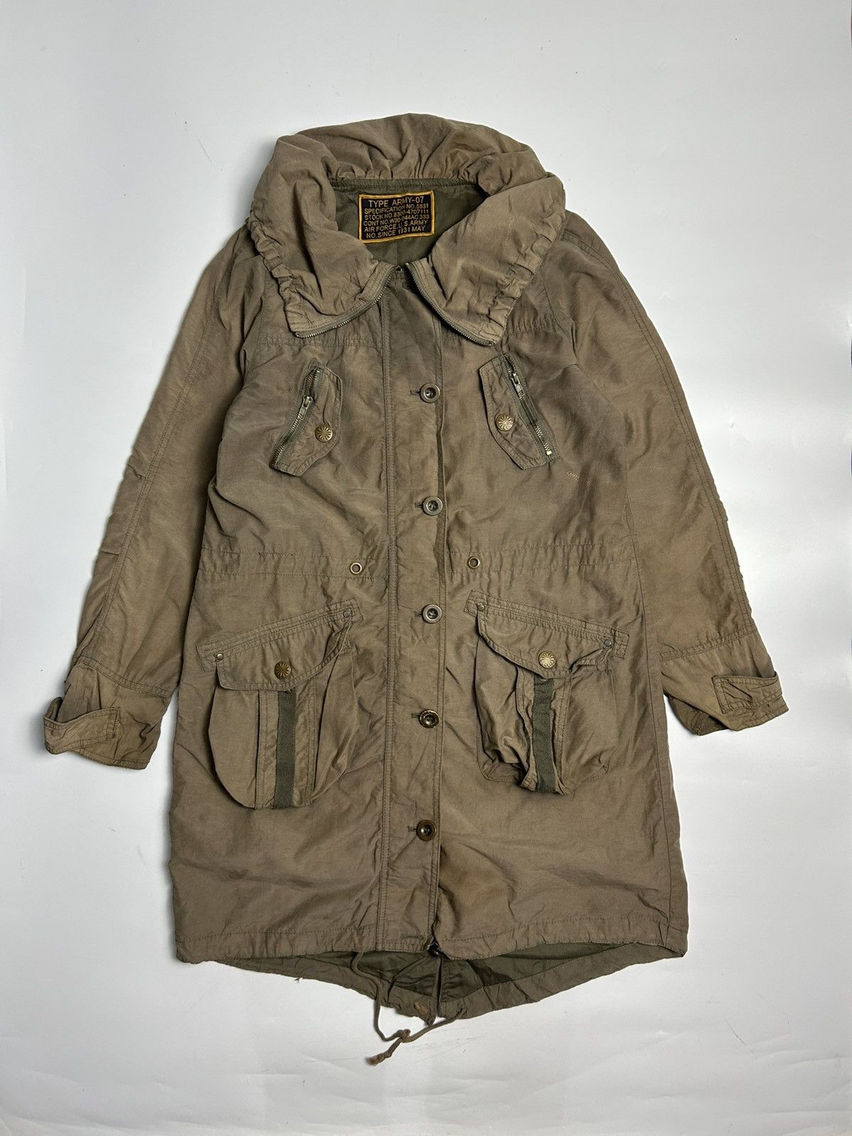 Le Grande Bleu (L.G.B.) LGB STYLE AIR FORCE U.S ARMY PARKA MULTI POCKET JACKET Size M / US 6-8 / IT 42-44 - 1 Thumbnail