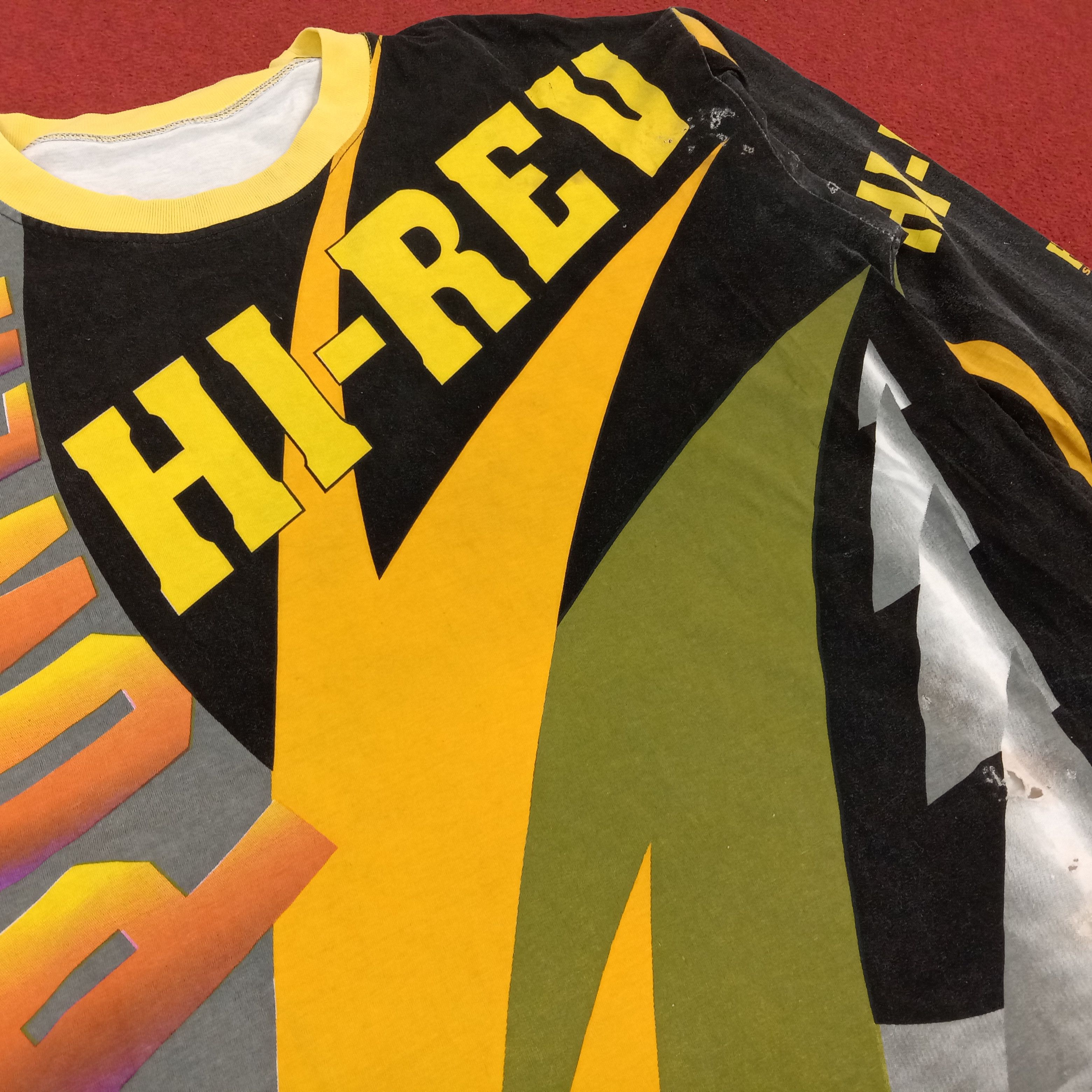 Japanese Brand × Vintage Motorcross Hi Rev Sportswear Extreme Long Sleeve Tshirt Size US XL / EU 56 / 4 - 4 Thumbnail