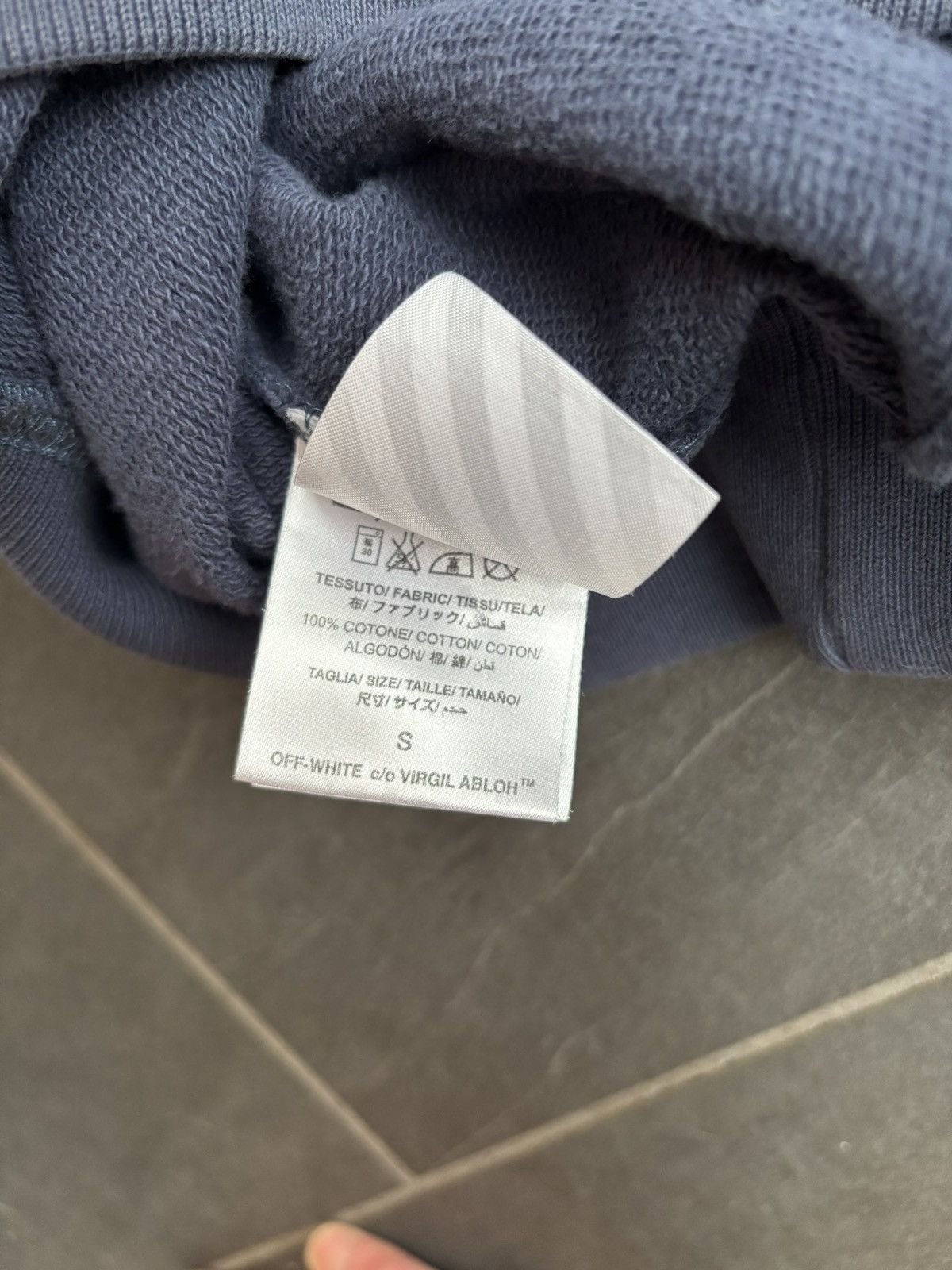 Off-White Off White Carvaggio “Seeing Things” Sweatshirt - Size Small Size US S / EU 44-46 / 1 - 6 Thumbnail