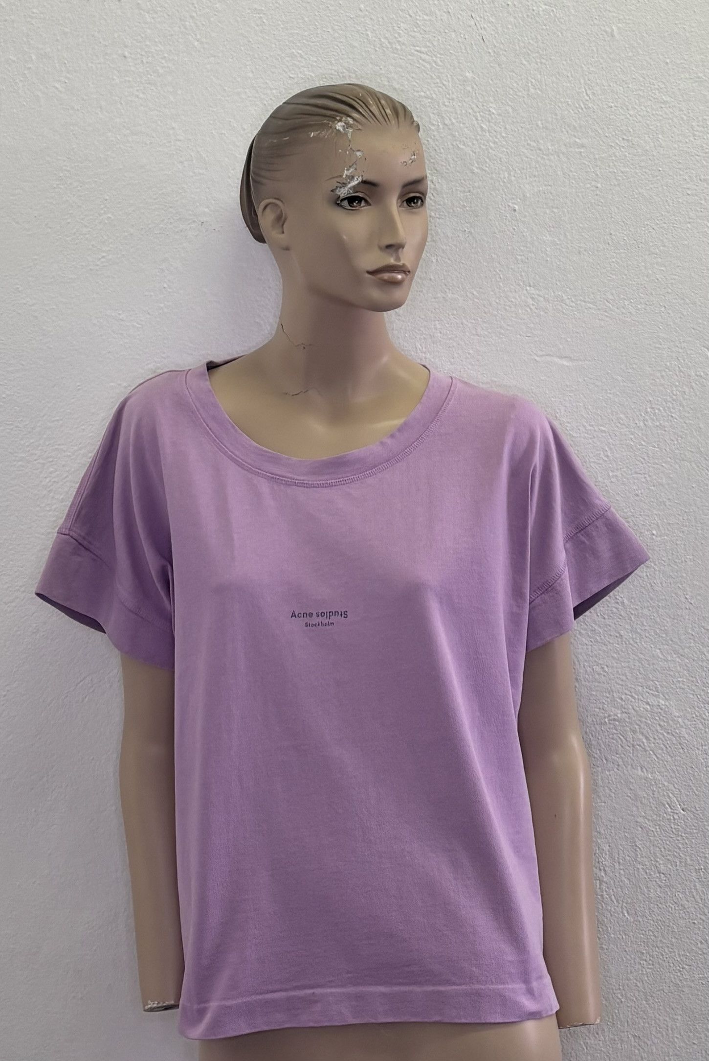 Acne Studios Acne Studios Tohnek Pink T-shirt Small Size S / US 4 / IT 40 - 1 Thumbnail