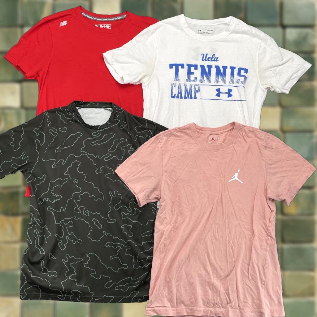 Jordan Brand Jordan Under Armour New Balance Sportswear T-Shirt LOT of 4 Men's Small Running Size US S / EU 44-46 / 1 - 1 Thumbnail
