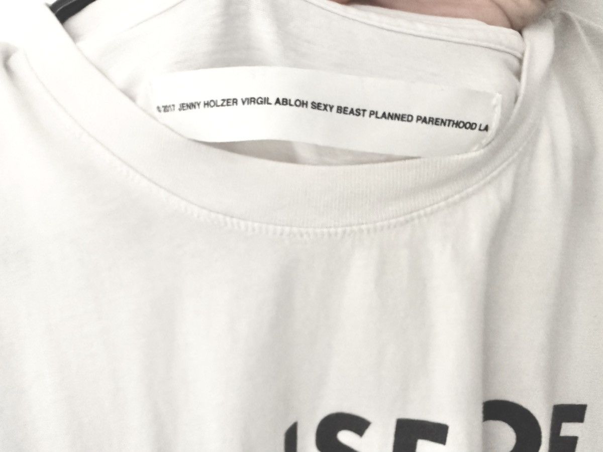 Virgil Abloh 2017 Rare Virgil Abloh x Jenny Holzer Sexy Beast Tee Size US S / EU 44-46 / 1 - 5 Thumbnail