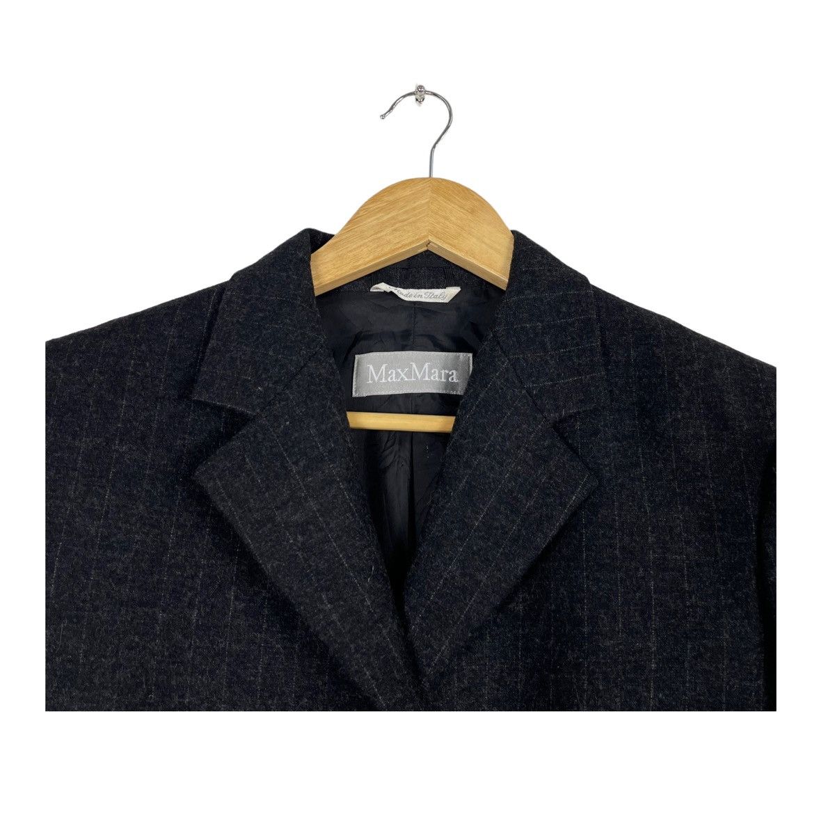 Designer × Max Mara 💥MAX MARA LINEN BUTTON JACKET Size M / US 6-8 / IT 42-44 - 4 Thumbnail