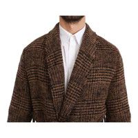 Dolce & Gabbana o1y0125 Wool Coat in Brown Size US M / EU 48-50 / 2 - 5 Thumbnail
