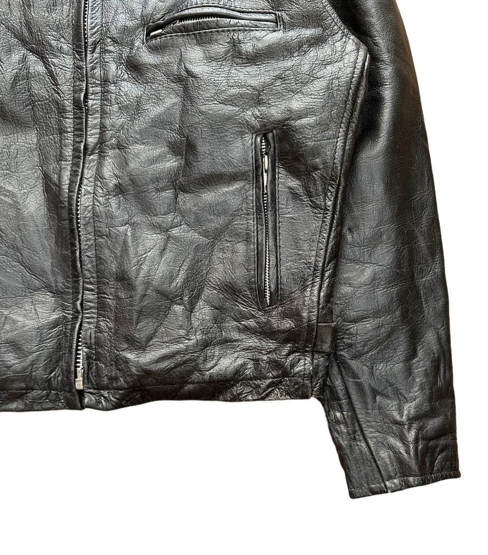 Genuine Leather Vtg EEZAN Genuine Leather Cafe Racer Jacket Size US S / EU 44-46 / 1 - 6 Thumbnail