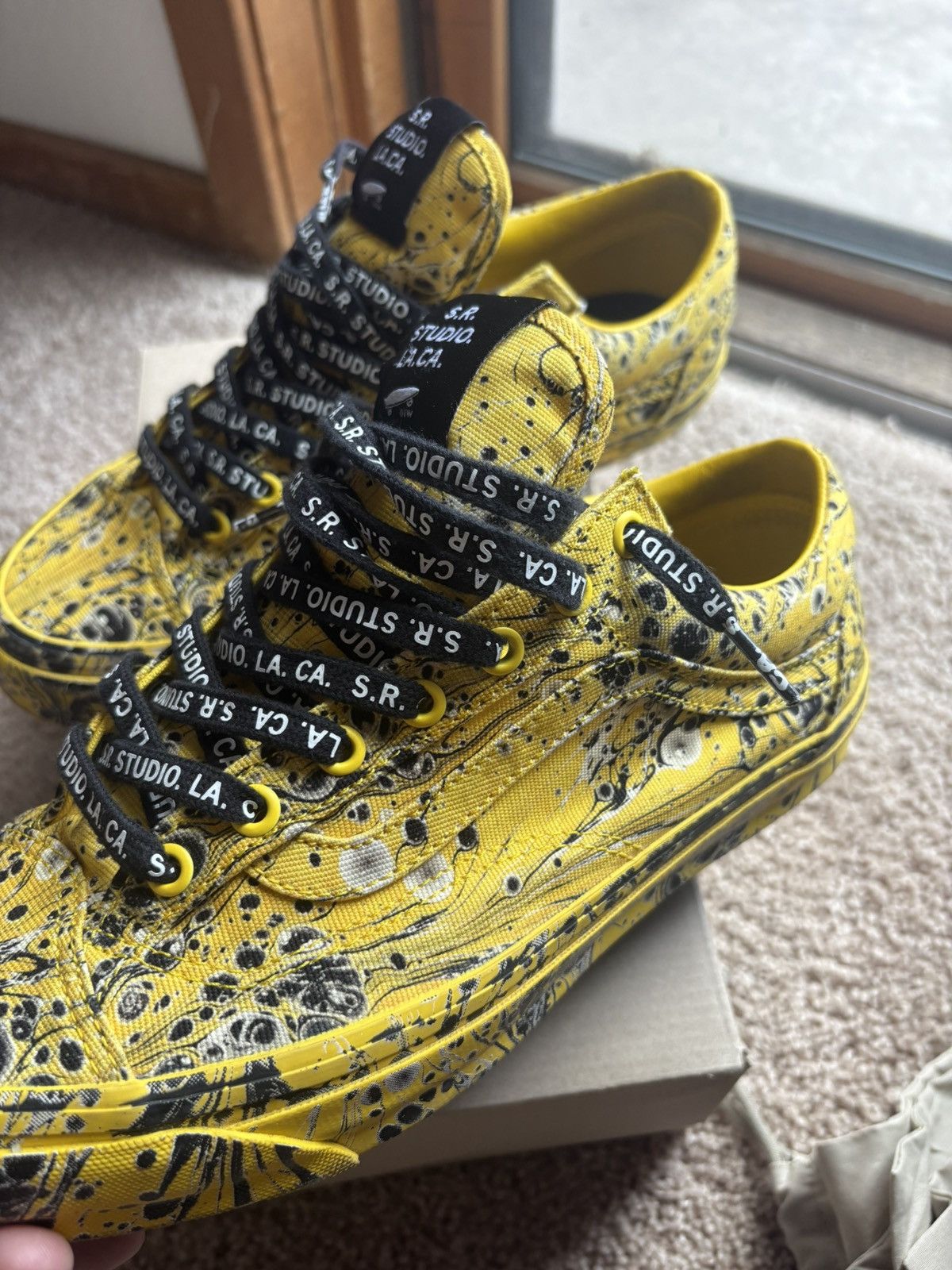 Sterling Ruby Sterling Ruby S.R. Studio Soto yellow vans Size US 11 / EU 44 - 4 Thumbnail