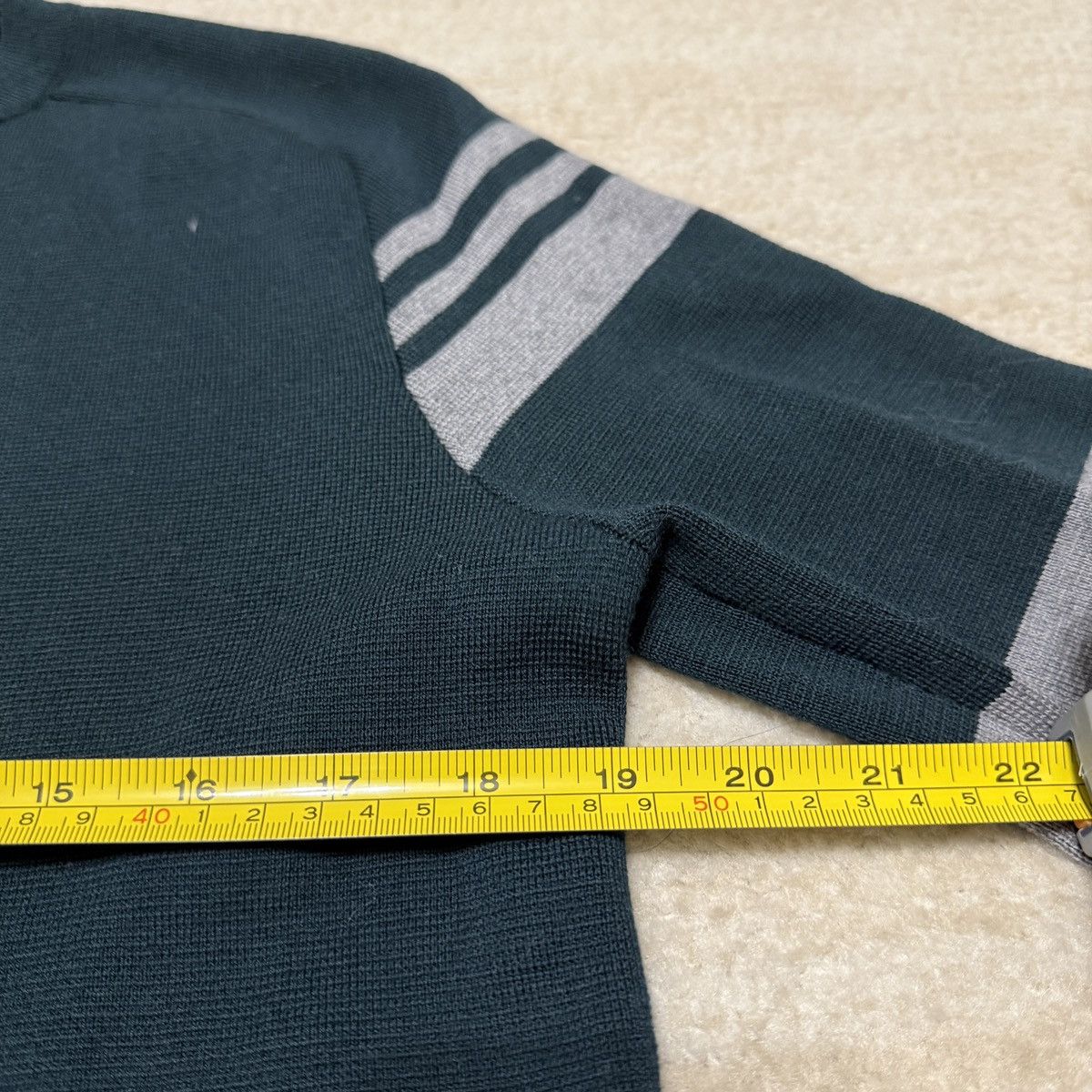 Aztech Mountain Aztech Mountain Wool Color-Block Sweater Forest Green *FLAW* Size US S / EU 44-46 / 1 - 8 Thumbnail