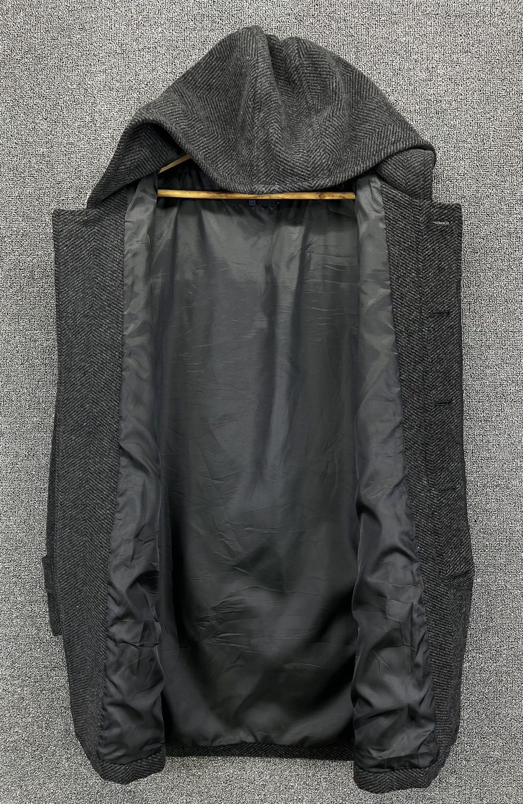 Alexander Julian Vintage Alexander Julian Luxury Hooded Wool Button Up Jacket Size US L / EU 52-54 / 3 - 6 Thumbnail