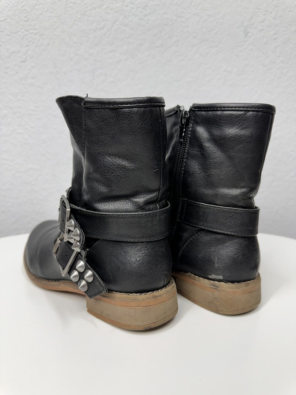 Rieker WOW😻 A.S.98 BEIGE LEATHER ANKLE WESTERN VINTAGE ISSEY MIYAKE Size US 6 / IT 36 - 8 Thumbnail