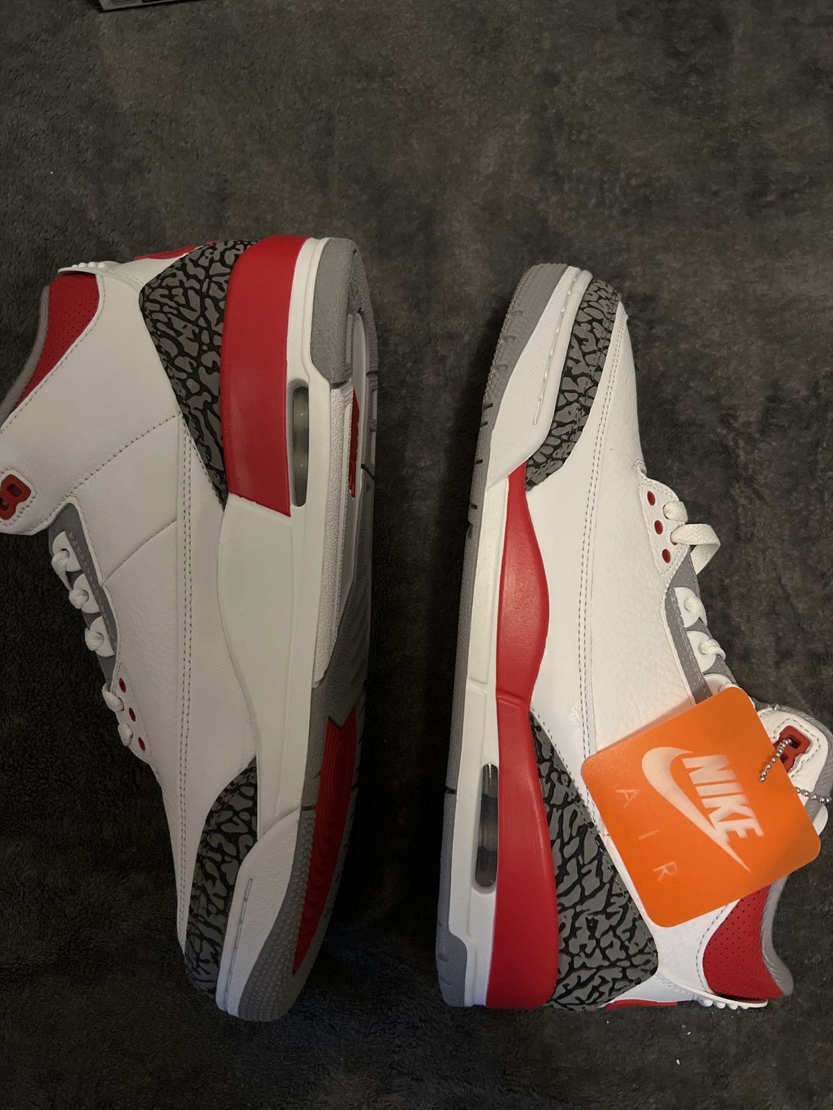 Jordan Brand × Nike AIR JORDAN 3 “FIRE RED” Size US 11 / EU 44 - 3 Thumbnail