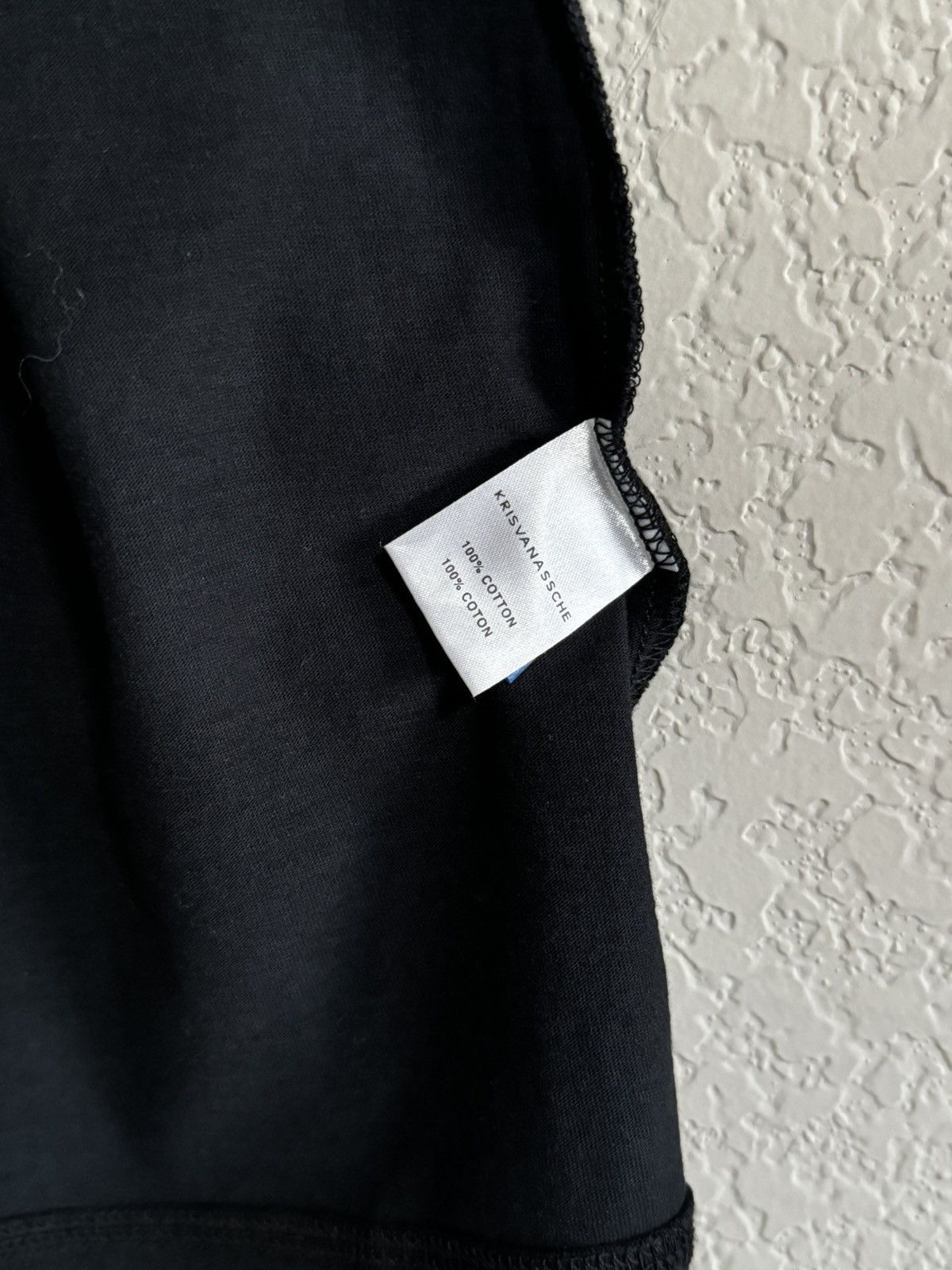 Kris Van Assche Krisvanassche Black Tee w/ Sewn Appliqué Pieces Size S / US 4 / IT 40 - 8 Thumbnail