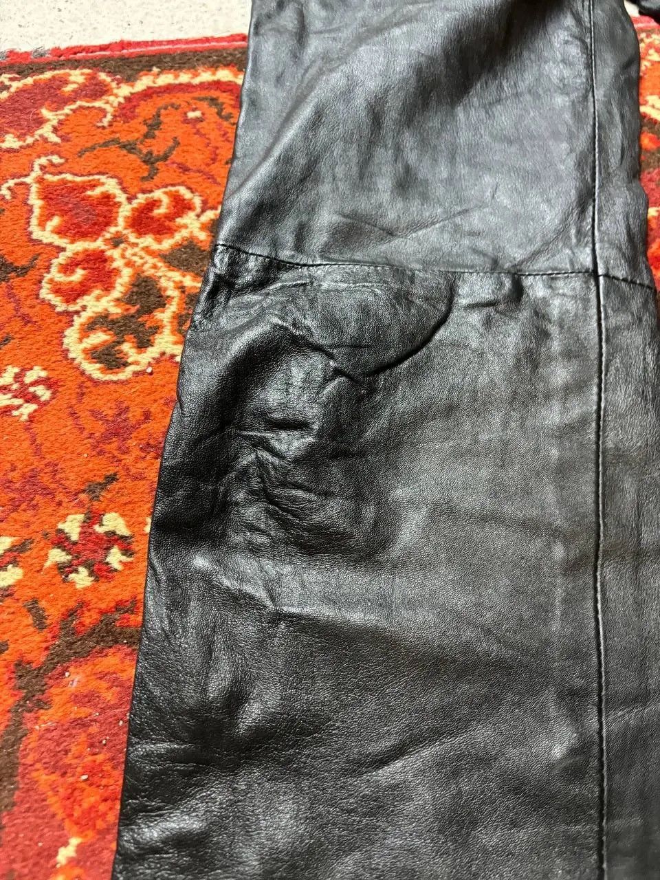 Vintage Avantgarde Leather Bikers Spirit Motors Opium Vintage Y2K Size US 34 / EU 50 - 5 Thumbnail