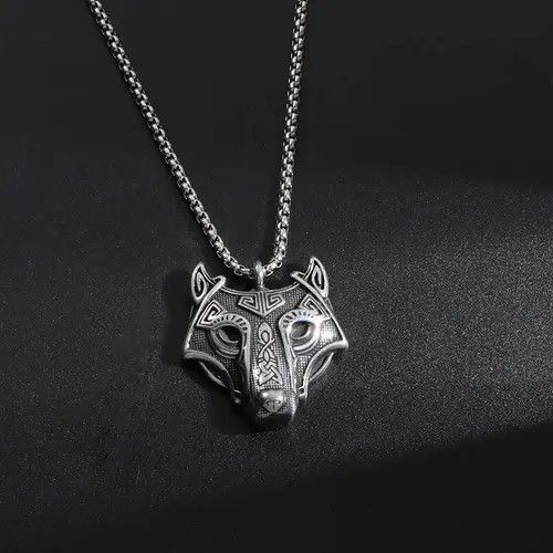 Jewelry × Vintage Wolf Head Totem Necklace Size ONE SIZE - 2 Thumbnail
