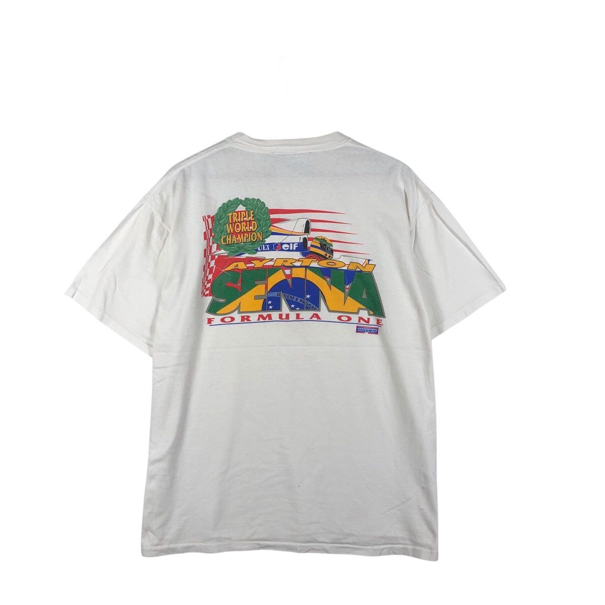 Champion Triple World Champion SENNA Formula One T-Shirt Size US XL / EU 56 / 4 - 6 Thumbnail