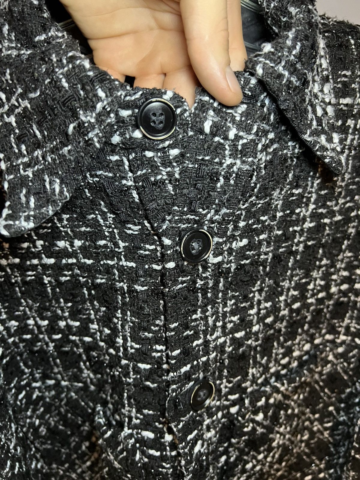 Vintage Vintage Charlie Luciano tweed button up longdleeve Size XL / US 12-14 / IT 48-50 - 7 Thumbnail