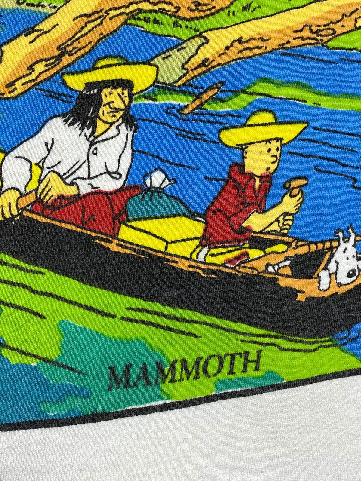 Vintage 🔥 90s TINTIN BROKEN EAR MAMMOTH PRINT TEE VINTAGE RIVER DRIP Size US L / EU 52-54 / 3 - 4 Thumbnail