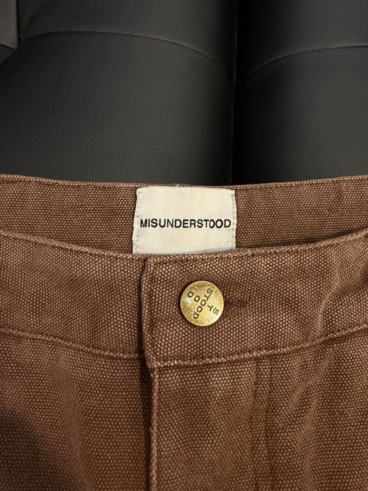 Misunderstood Size 36 - Misunderstood Bronco Brown Denim Jeans Size US 36 / EU 52 - 7 Thumbnail