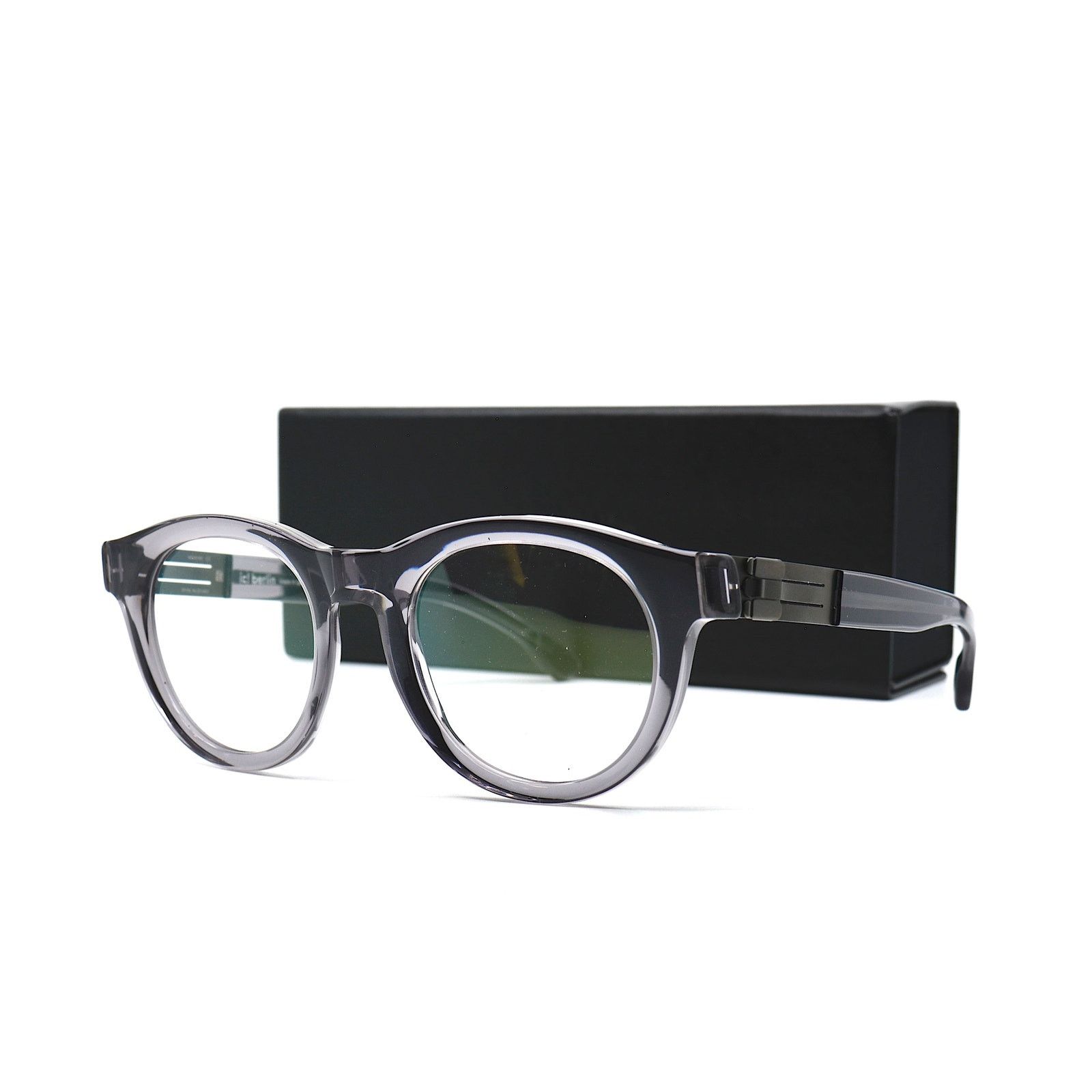 Ic! Berlin NEW IC! BERLIN GLEN GREY TRANSPARENT EYEGLASSES FRAME Size ONE SIZE - 12 Thumbnail