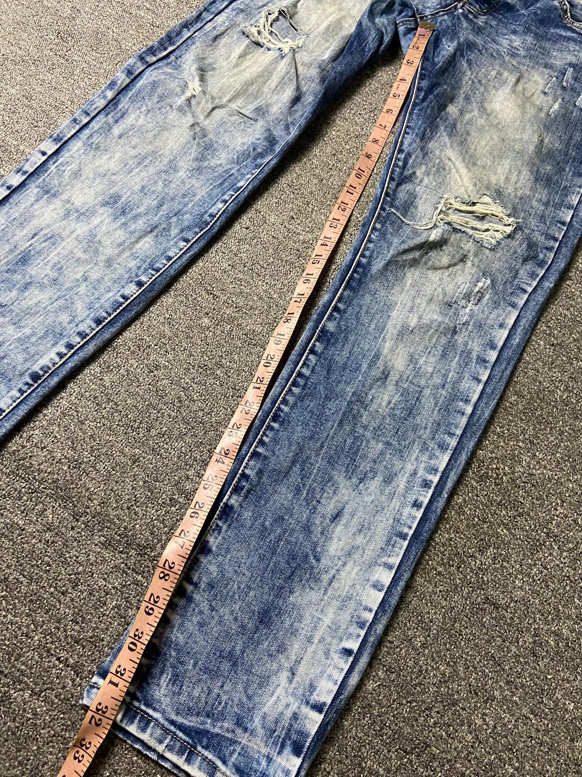 Japanese Brand × Seditionaries × Vintage GALLOP Brand Distressed Acid Wash Denim Jeans (132) Size US 32 / EU 48 - 10 Thumbnail