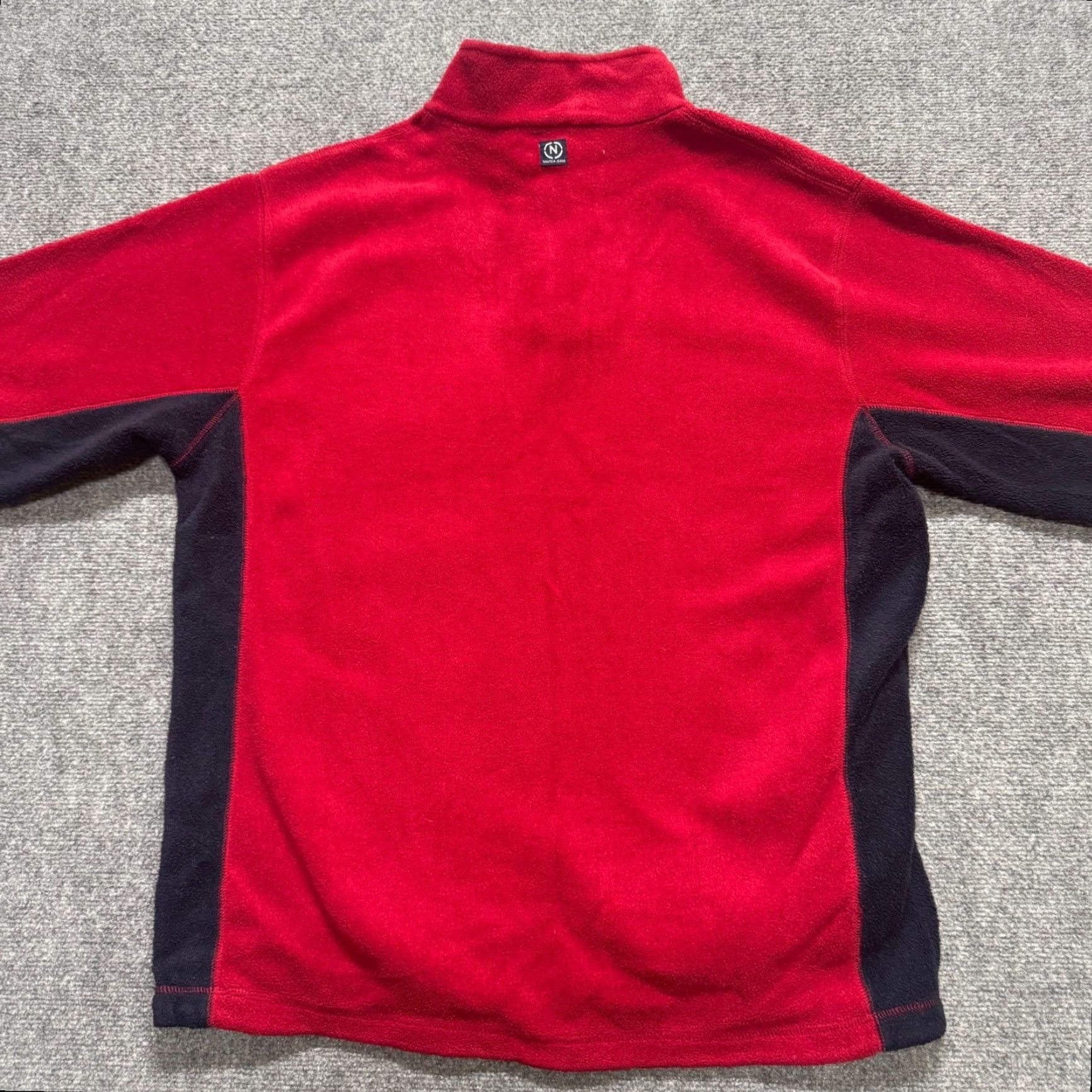 Nautica VINTAGE Nautica Sweatshirt Pullover 90s Red Men's Large L USA Made 1/4 Zip Fleece Size US L / EU 52-54 / 3 - 3 Thumbnail