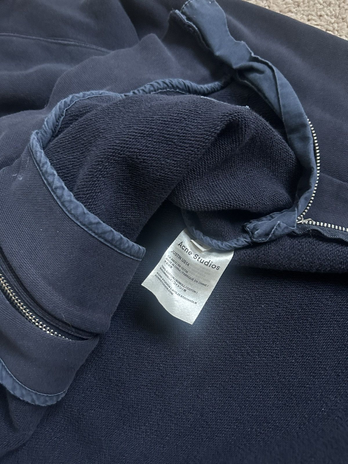Acne Studios Acne Studios Multi Zipped Hoodie Size US M / EU 48-50 / 2 - 4 Thumbnail