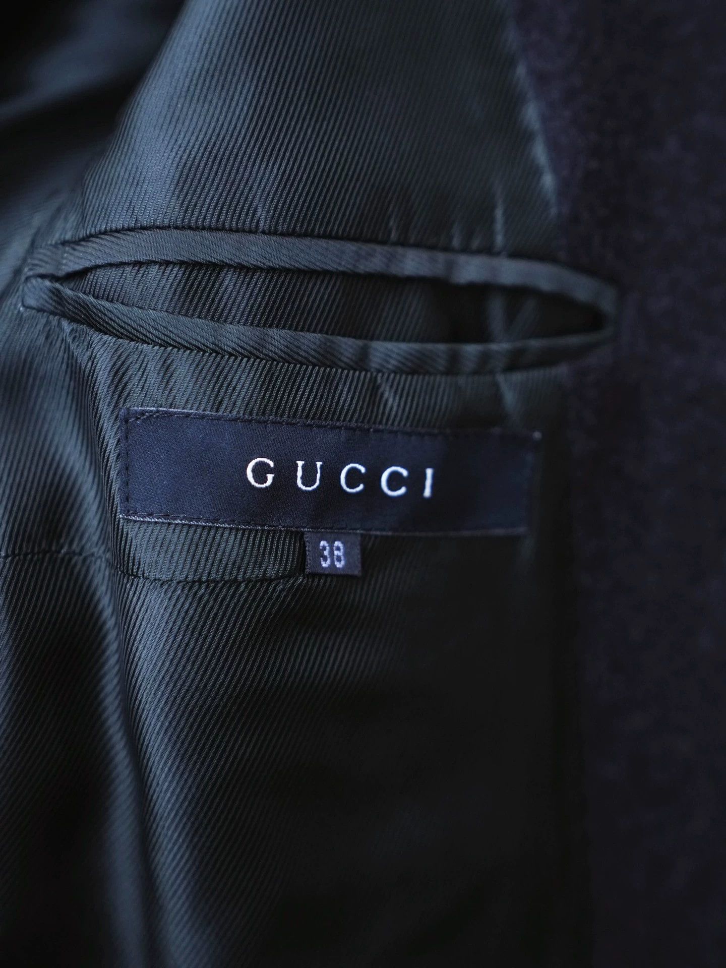 Gucci Gucci Charcoal Gray Handstitched WoolCashmere Coat Size XS / US 0-2 / IT 36-38 - 4 Thumbnail