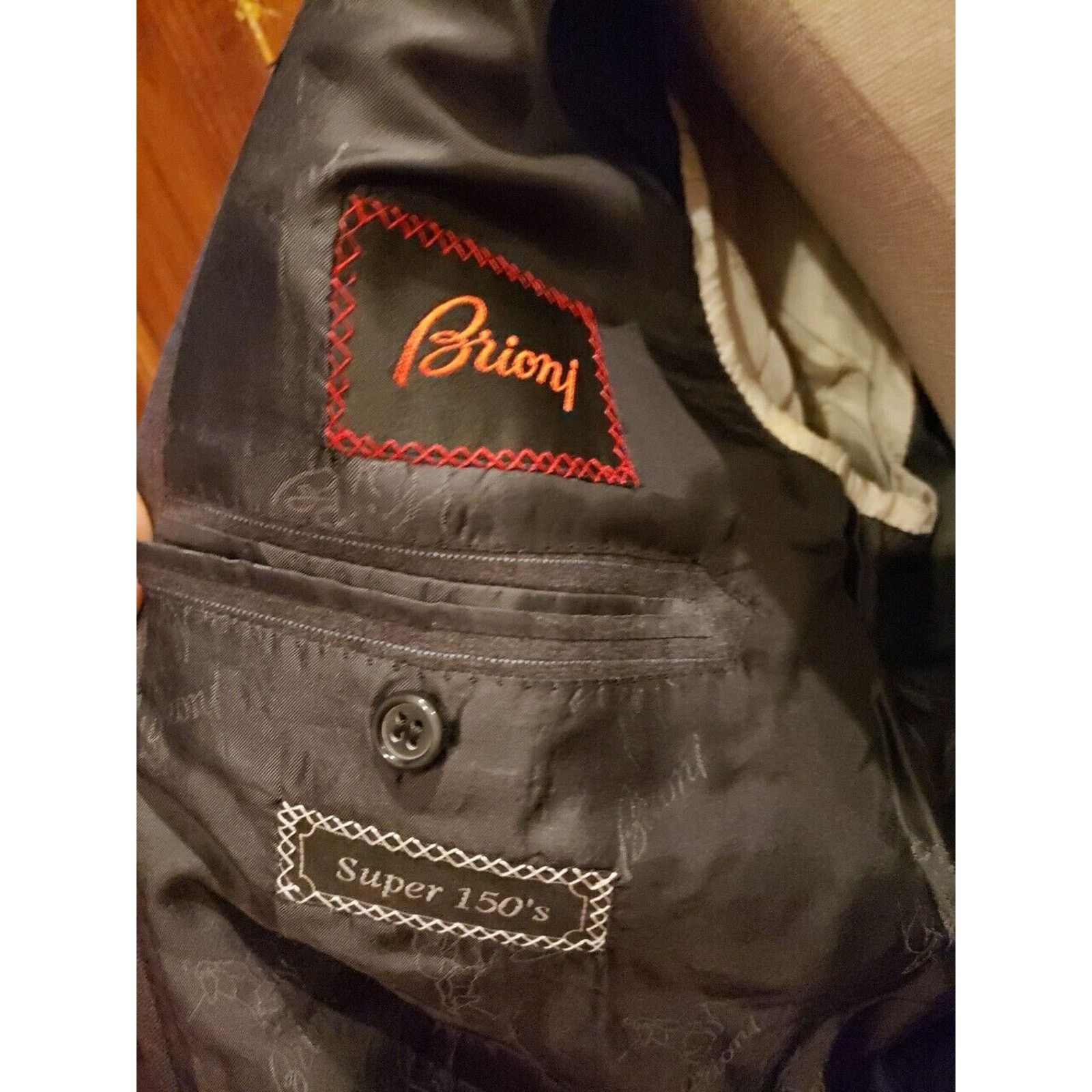 Brioni Brioni Gray 150 Super Wool Double Breasted Blazer Size 42 S Size 42S - 5 Thumbnail
