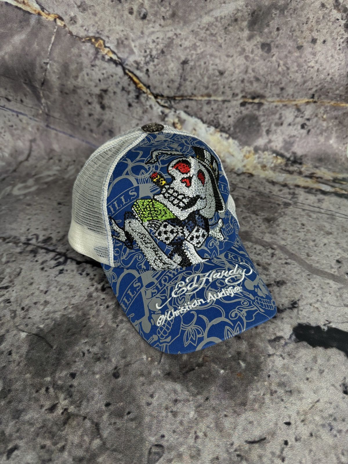 Ed Hardy “Sugar Skull” Men’s Cap