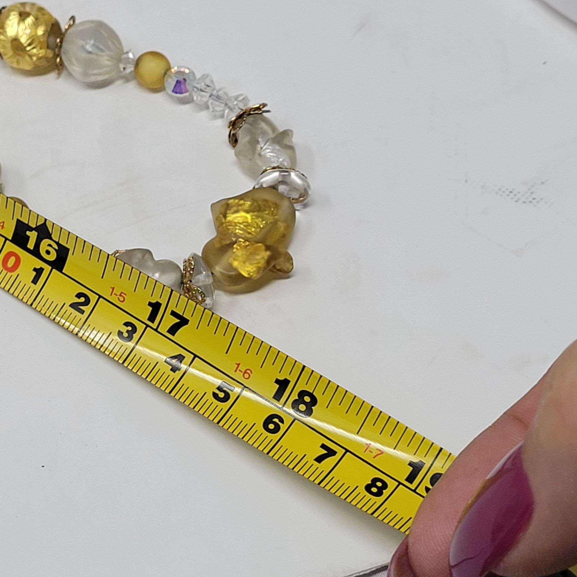 Vintage Vintage Princess Necklace Dangle Pierced Earring Set Faux Go Size ONE SIZE - 8 Thumbnail