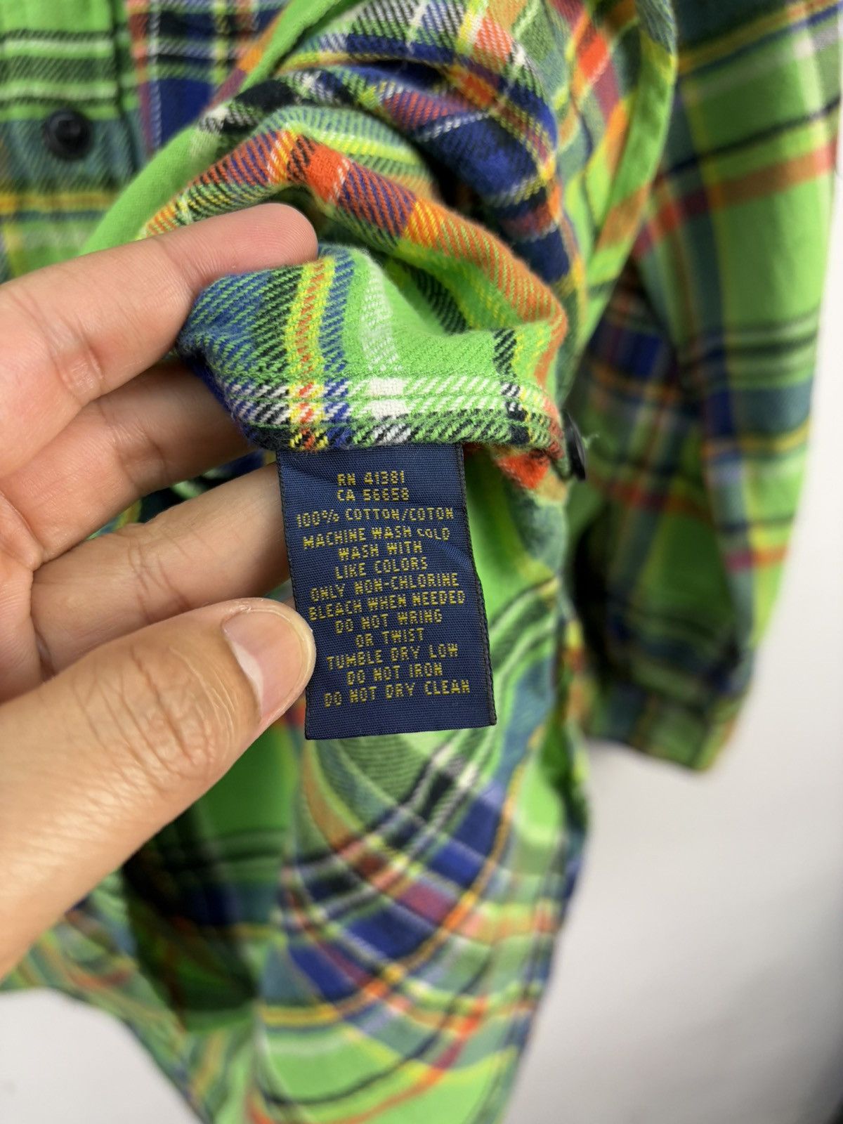 Polo Ralph Lauren Polo Ralph Lauren Flannel Shirt Button Up Size US M / EU 48-50 / 2 - 5 Thumbnail