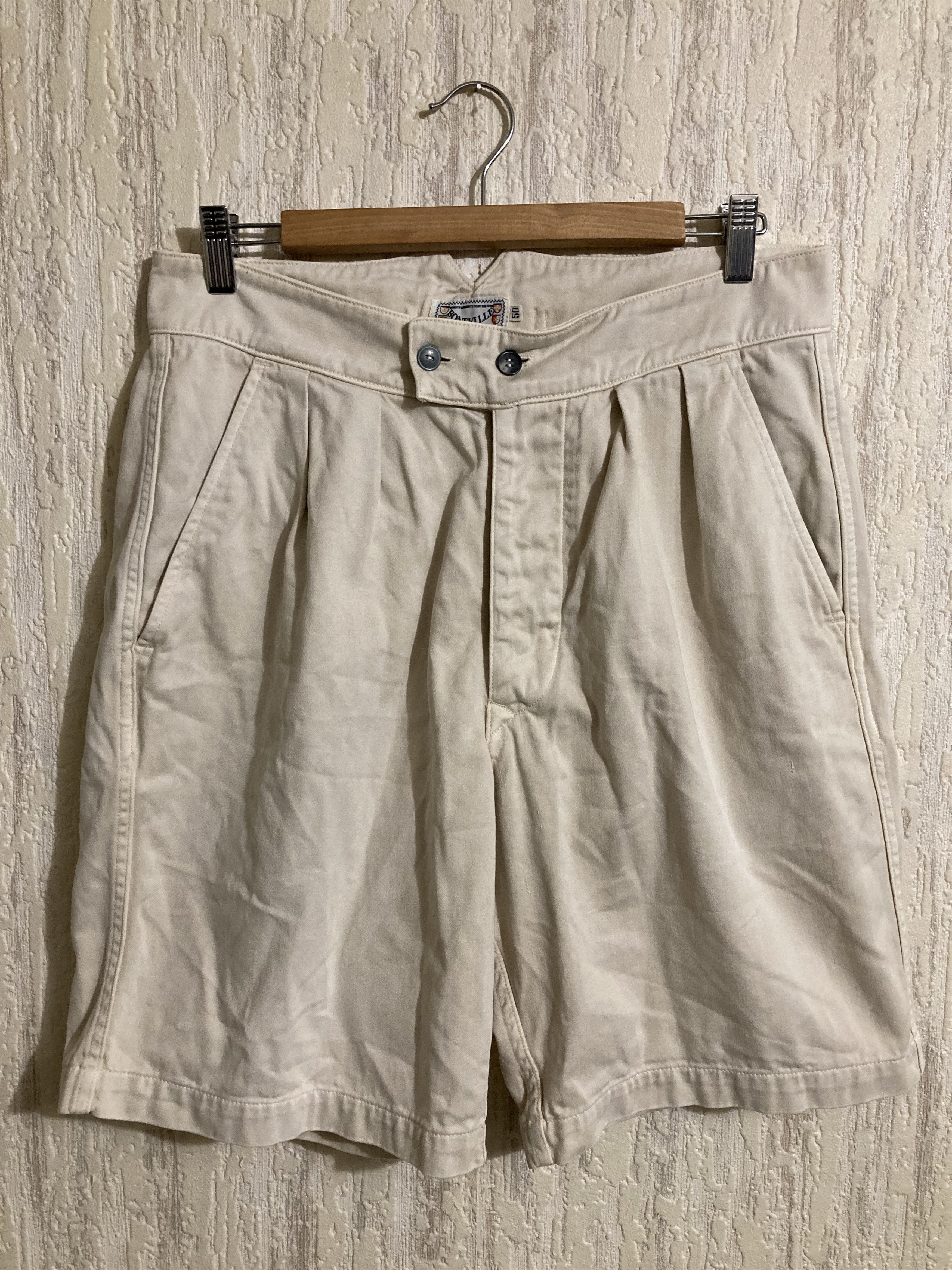 Boneville × C.P. Company × Massimo Osti Rare Vintage Boneville (Massimo Osti) Pleated Shorts Size US 32 / EU 48 - 1 Thumbnail