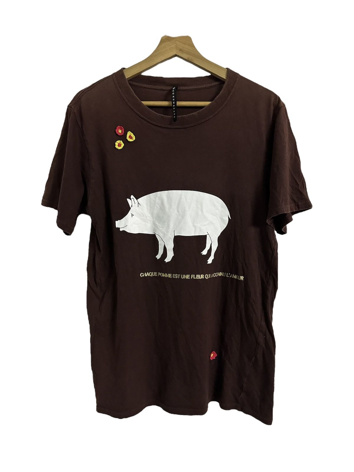 Issey Miyake Sunaokuwahara Issey Miyake Pig T-Shirt Size US M / EU 48-50 / 2 - 2 Thumbnail