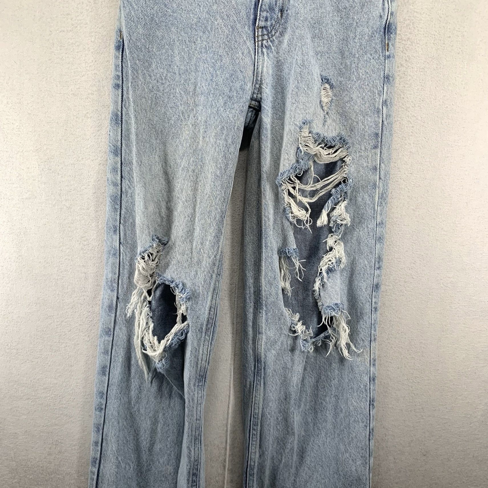 Pacsun PacSun 90's Boyfriend Jeans Womens Blue Size 23 Distressed Ripped Tear 24x31 Size 40" / US 18 - 6 Thumbnail