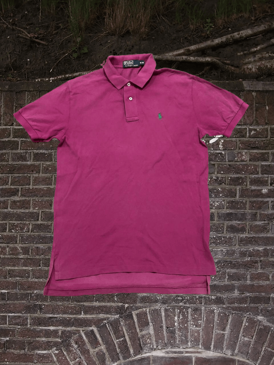Polo Ralph Lauren Vintage pink Polo Ralph Lauren logo T-shirt Y2K Size US M / EU 48-50 / 2 - 1 Thumbnail