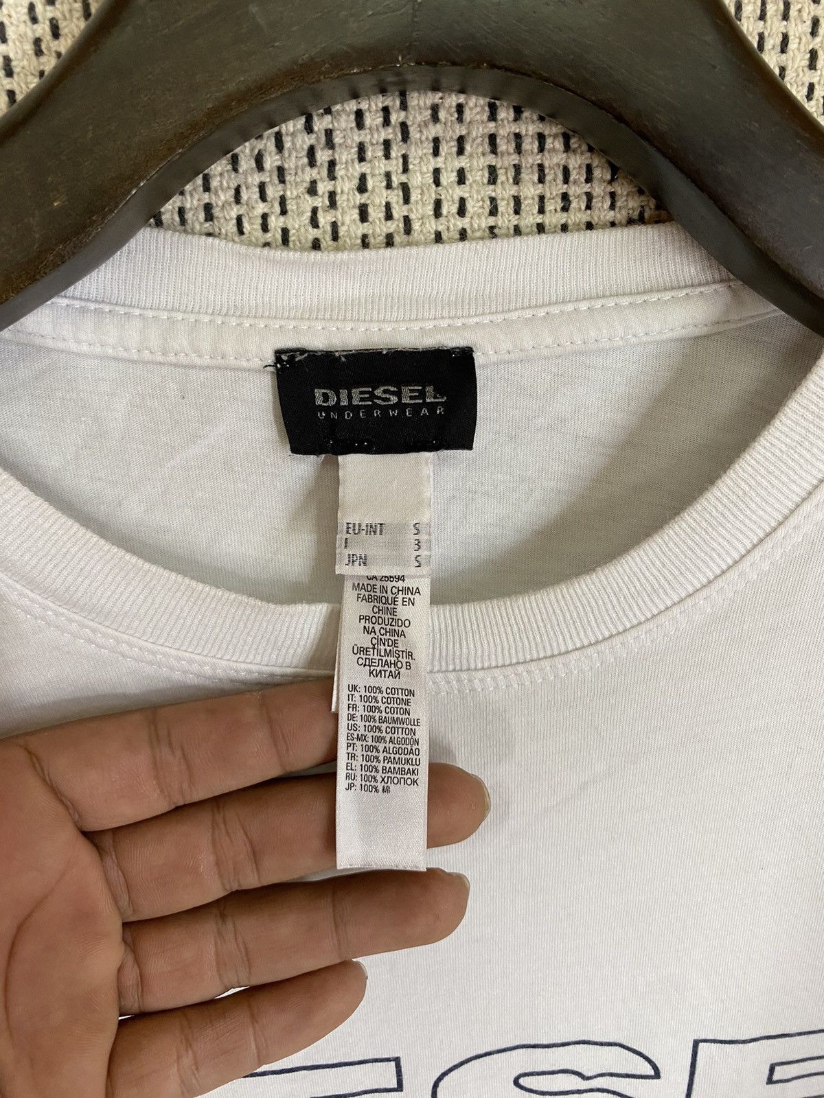 Diesel × Japanese Brand Diesel tshirt spell out size s Size US S / EU 44-46 / 1 - 5 Thumbnail