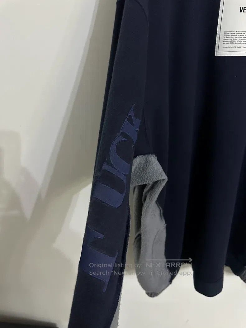 Vetements VETEMENTS Patch Half Zip Hoodie Size US M / EU 48-50 / 2 - 3 Thumbnail