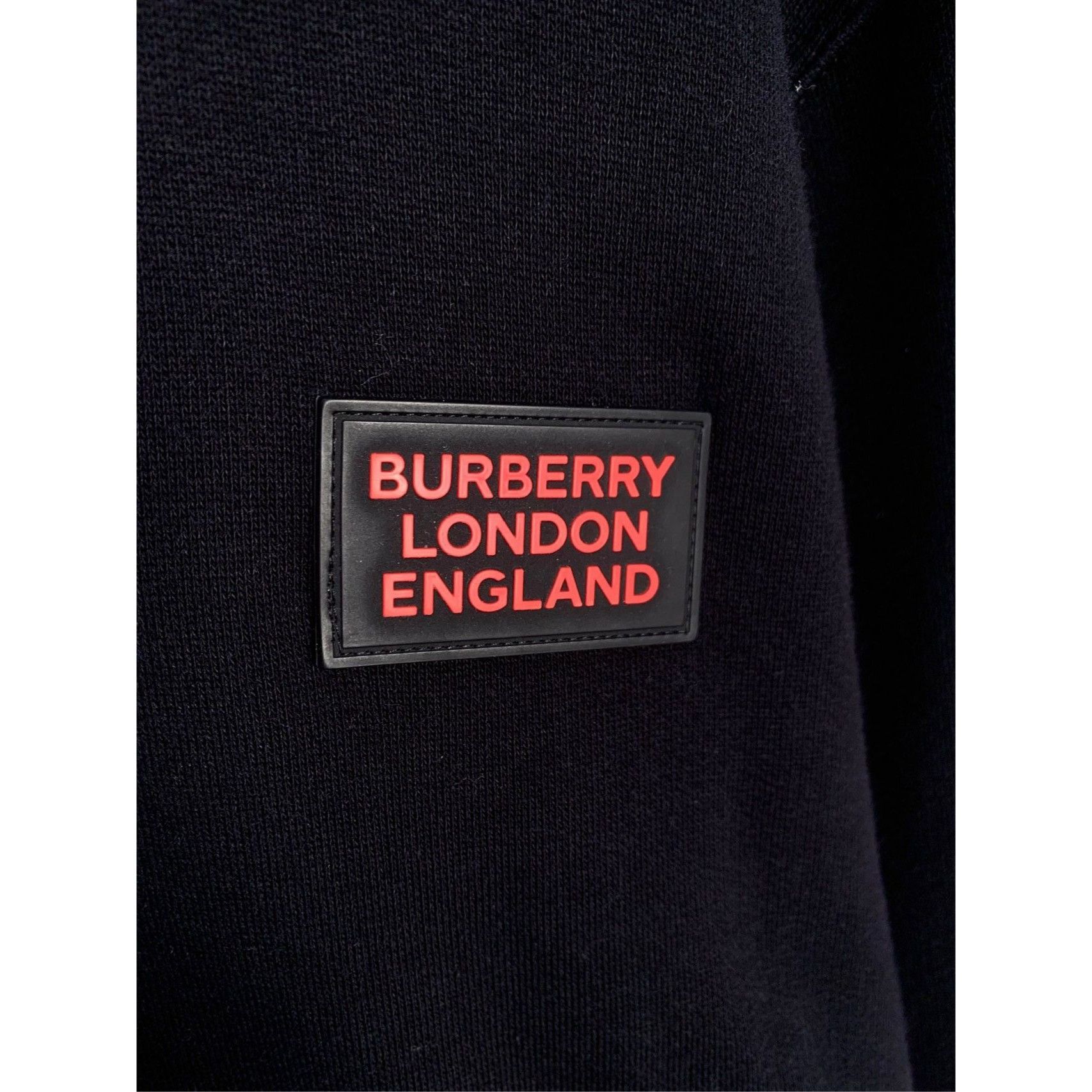 Burberry Burberry Black Logo Striped Patchwork Sweatshirt L Long-Slee Size US L / EU 52-54 / 3 - 4 Thumbnail