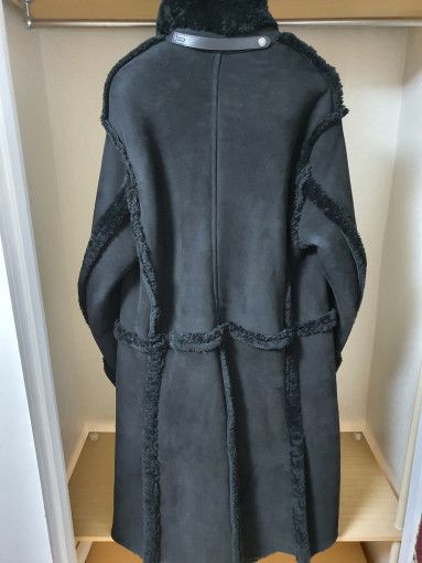 Tom Ford o1sm1stk0824 Suede Shearling Low Cut Double Mustang Coat Size US M / EU 48-50 / 2 - 6 Thumbnail