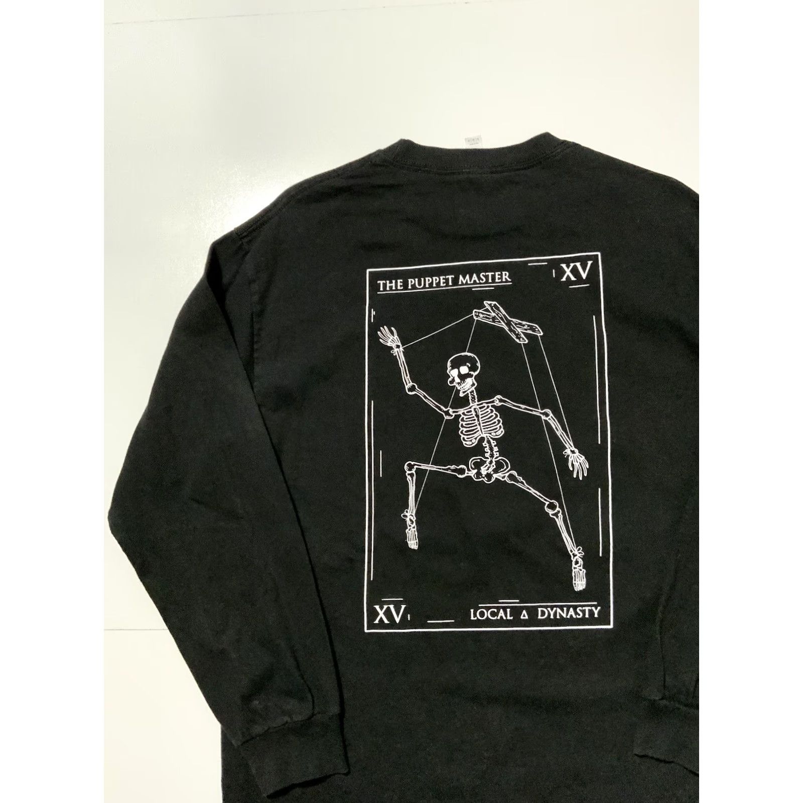 Vintage The Puppet Master Local Dynasty Skull Skeleton Graphic L/S Crewneck T-Shirt Sz.M Mens Black Skull L/S Crewneck T-Shirt M Size US M / EU 48-50 / 2 - 6 Thumbnail