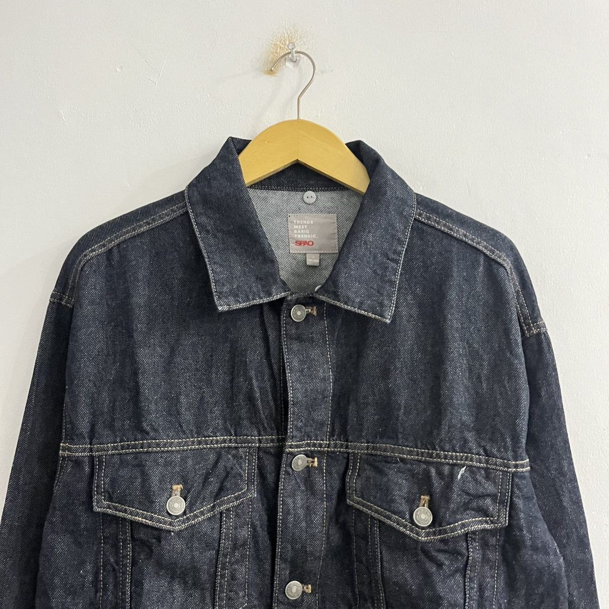 Japanese Brand Spao - Denim Jacket Outer Size US S / EU 44-46 / 1 - 2 Thumbnail