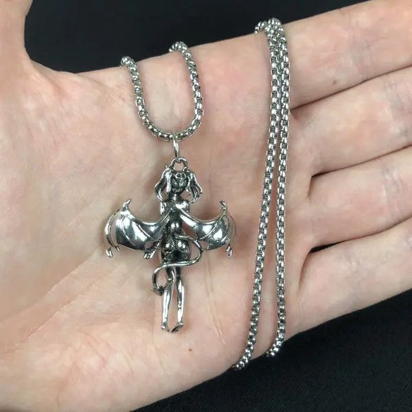 Jewelry Asamiya x Akira Demon Girl Necklace Punk Chain Size ONE SIZE - 3 Thumbnail