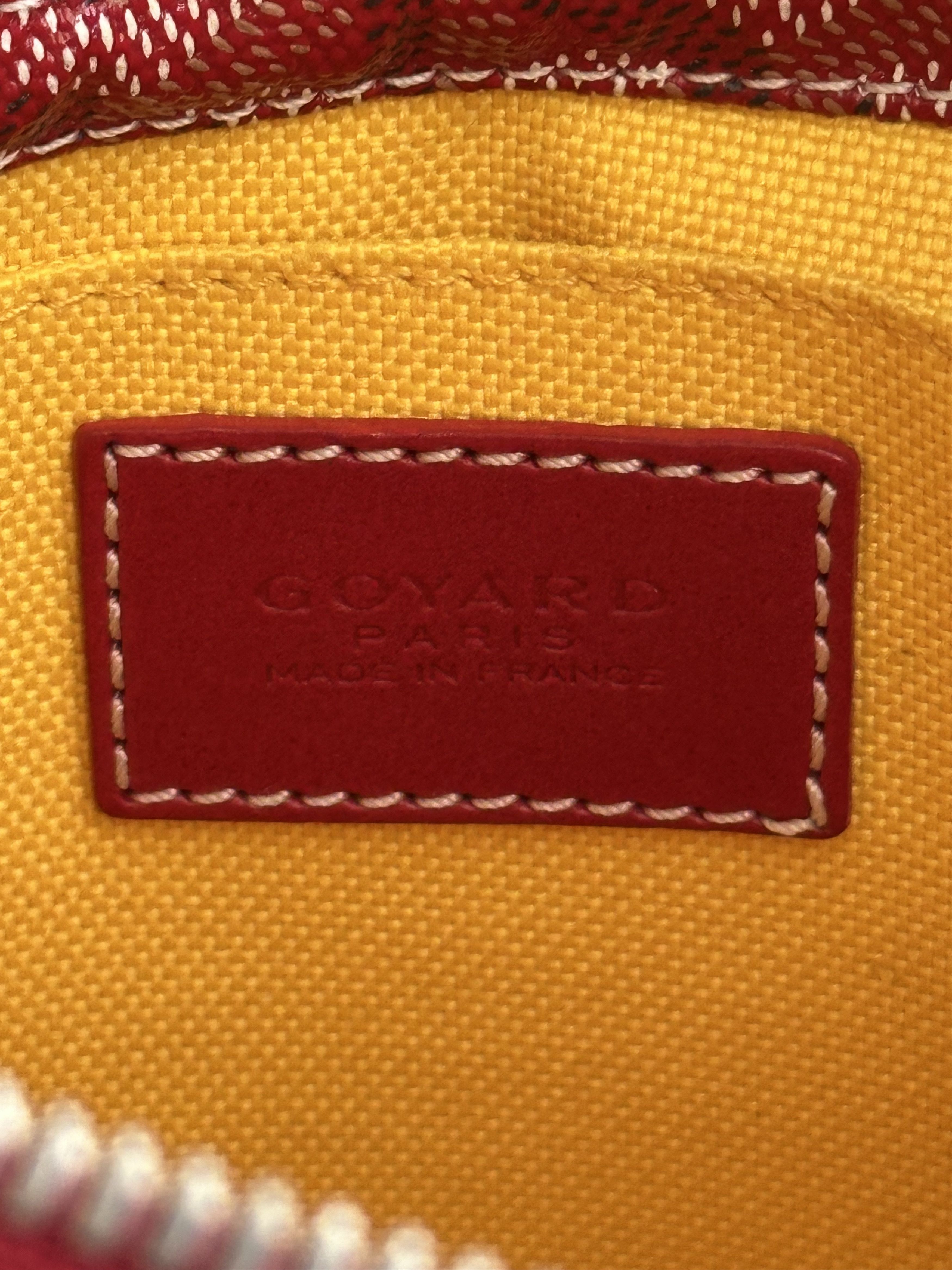 Goyard Goyard Red Miroir PM Toiletry Bag Size ONE SIZE - 5 Thumbnail