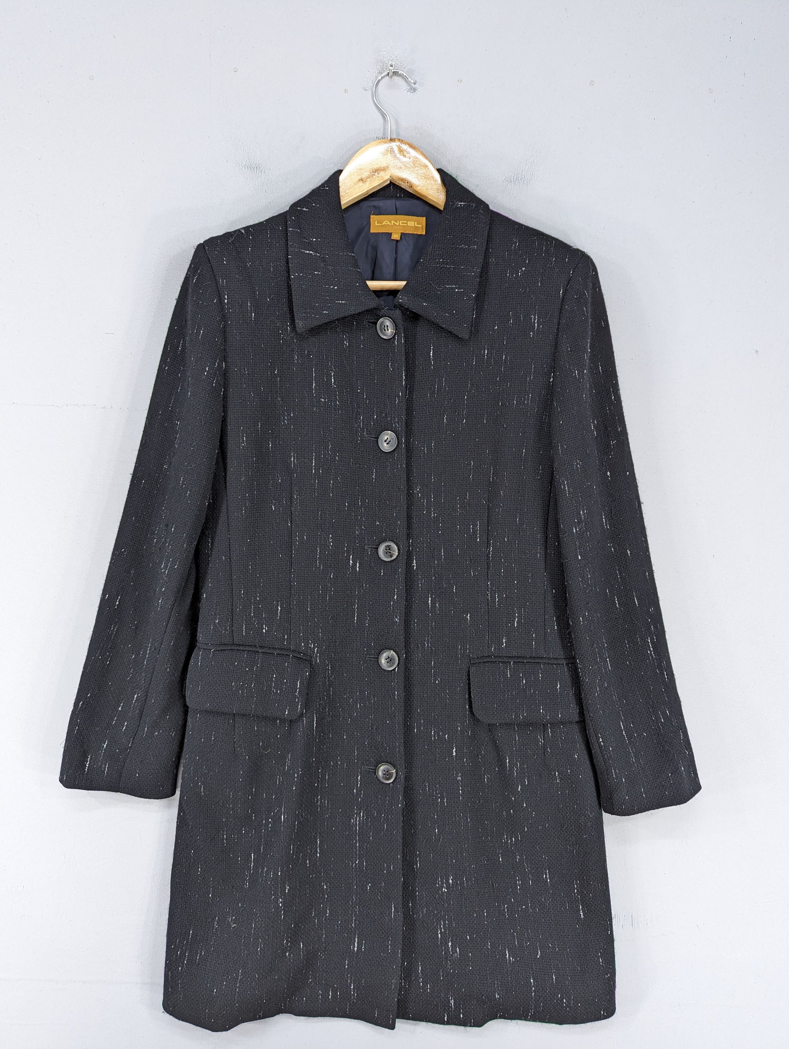 Lancel Vintage Lancel Paris Wool Button Ups Coat Jacket Size S / US 4 / IT 40 - 1 Thumbnail